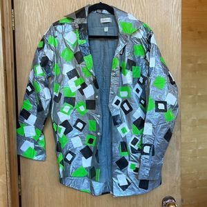 Unique Men’s Duct Tape Festival Crazy Jacket Burning Man size Medium/Large